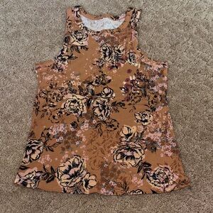 Maurices Floral Tank Top Plus Size XXL Shirt Women’s
